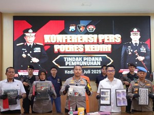 Huda Pembunuh Pacarnya Kini Ditahan di Polres Kediri