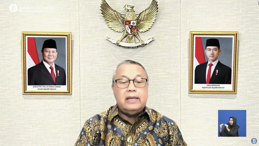 Pengumuman Hasil Rapat Dewan Gubernur Bulanan, Bulan Juli 2025 dengan Cakupan Triwulanan. (Youtube BI)