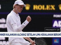 Video: Sinner Kalahkan Alcaraz Setelah Lima Kekalahan Beruntun