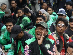 Ojol Demo Melulu di Jakarta, Grab Bilang Begini