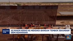 Video: AS Perketat Perbatasan, Bangun Tembok Sekunder di Meksiko