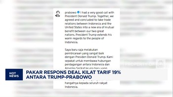 Video: Deal Kilat Tarif 19% Prabowo & Trump Hingga Krisis Pangan Yaman