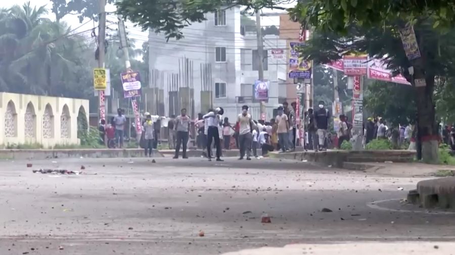Demo Ricuh Bangladesh. (Reuters TV)