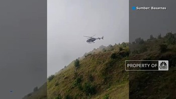 Dramatis! Detik-detik Evakuasi Pendaki Swiss yang Jatuh di Rinjani