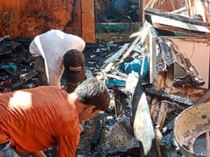 Kompor Gas Meledak Picu Rumah Makan di Palembang Terbakar, 2 Orang Luka