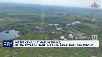 Video: Abaikan Ultimatum Trump, Rusia Tetap Serang Drone ke Ukraina