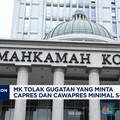 Video: MK Tolak Gugatan Capres & Cawapres Minimal S1