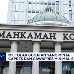 Video: MK Tolak Gugatan Capres & Cawapres Minimal S1