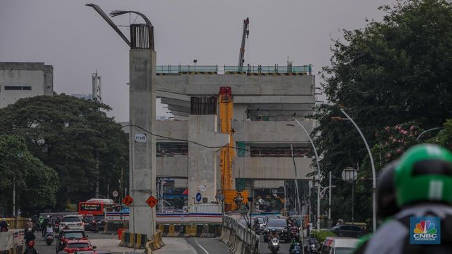 Tok! Proyek LRT Jakarta Velodrome-Manggarai Beres Agustus 2026