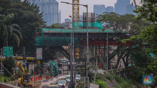 LRT Jakarta Fase 1B Velodrome-Manggarai Selesai Akhir Tahun Ini