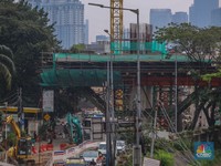 LRT Jakarta Fase 1B Velodrome-Manggarai Selesai Akhir Tahun Ini