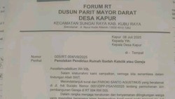 Forum RT di Kubu Raya Tolak Pembangunan Gereja, Bupati Panggil Kades-Camat