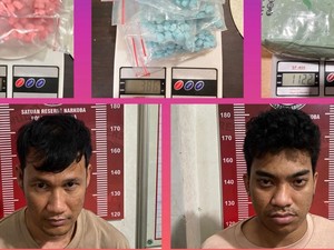 2 Kurir Asal Riau Bawa 1,1 Kg Sabu-Ribuan Ekstasi Ditangkap di Muratara