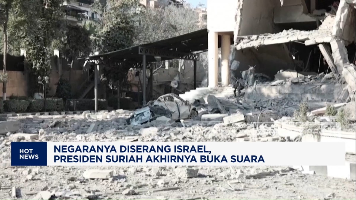 Video: Presiden Suriah Buka Suara Usai Diserang Israel - Emas Anjlok