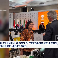 Video: Sri Mulyani & Bos BI Terbang ke Afsel,Temui Pejabat G20