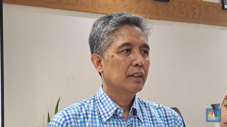 Direktur Departemen Kebijakan Sistem Pembayaran (DKSP) Bank Indonesia Dudi Dermawan. (CNBC Indonesia/Hadijah Alaydrus)