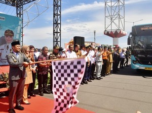 Gubernur Luncurkan 27 Bus Trans Sulsel Gratis, Layani Rute Mamminasata