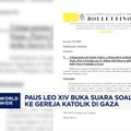 Video: Israel Bom Gereja Katolik di Gaza, Paus Leo XIV Buka Suara