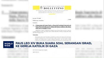 Video: Israel Bom Gereja Katolik di Gaza, Paus Leo XIV Buka Suara