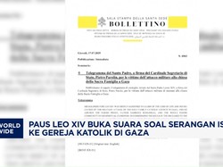 Video: Israel Bom Gereja Katolik di Gaza, Paus Leo XIV Buka Suara
