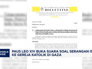 Video: Israel Bom Gereja Katolik di Gaza, Paus Leo XIV Buka Suara