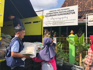 421 Ton Beras Bantuan Pangan Disalurkan ke Puluhan Ribu Warga Jogja
