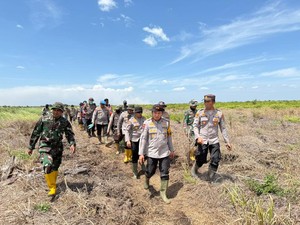 Peringatan Keras Kapolda Riau terhadap Pembakar 100 Ha Lahan di Rohil