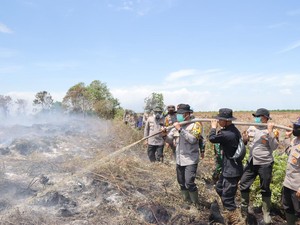 Polda Riau Dirikan Posko Siaga Tangani Karhutla di Rokan Hilir