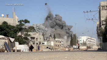 Video: Detik-Detik Anak Gaza Berlarian Saat Bom Hantam Pengungsian