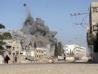 Video: Detik-Detik Anak Gaza Berlarian Saat  Bom Hantam Pengungsian