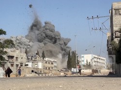 Video: Detik-Detik Anak Gaza Berlarian Saat  Bom Hantam Pengungsian