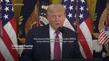 Video: Trump Kembali Ancam Tambah Tarif ke Anggota BRICS, Termasuk RI?