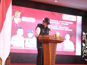 Wagub Jambi Lepas Kontingen KORMI Menuju Fornas VIII di NTB