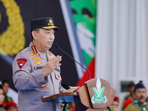 Kapolri Hadiri Apel Akbar Kokam Pemuda Muhammadiyah di Yogyakarta