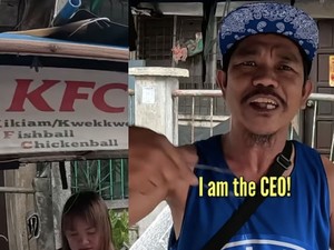 Kocak! Penjual KFC Kaki Lima Ini Ternyata Bukan Jualan Ayam Goreng