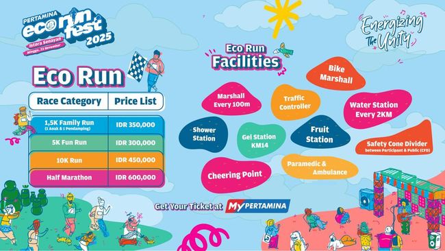 Pertamina Eco RunFest 2025 Akan Dilengkapi Puluhan Titik Tim Medis