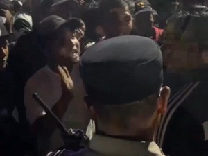 Adu Mulut Warga dan Polisi di Kediri Saat Pembubaran Sound Horeg