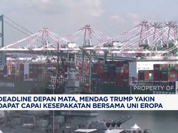 Video: Deadline Mepet! Mendag Trump Yakin Deal dengan Uni Eropa