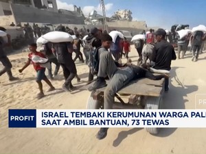 Video: Tragis! 73 Warga Gaza Tewas Ditembak Israel Saat Ambil Bantuan