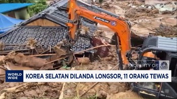 Video: Korea Selatan Dilanda Longsor, 11 Orang Tewas