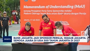 Video: Persija Diponsori Bank Jakarta, Wagub: Semoga Juara di 2027