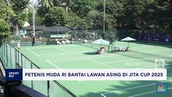 Video: Petenis Muda RI Bantai Lawan Asing di JITA Cup 2025