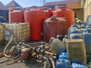 Polisi Gerebek Gudang Penimbunan BBM di Pinrang, Truk Tangki-Genset Disita