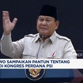 Video: Prabowo Sampaikan Pantun Tentang Gajah di Kongres Perdana PSI