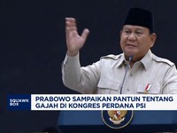 Video: Prabowo Sampaikan Pantun Tentang Gajah di Kongres Perdana PSI