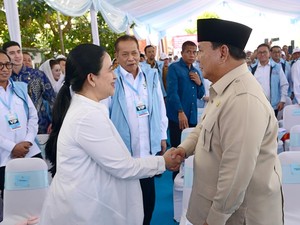 Prabowo Singgung PDIP Saat Bicara Gotong Royong, Puan Tersenyum