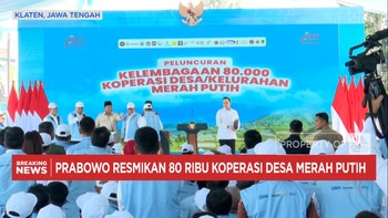 Video: Prabowo Resmikan 80.081 Koperasi Desa/Kelurahan Merah Putih