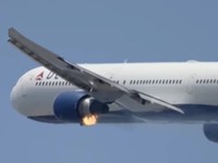 Mesin Boeing 767 Terbakar saat Terbang, Pesawat Mendarat Darurat