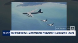 Video: Mencekam! Bomber AS Nyaris Tabrak Delta Airlines di Udara