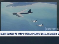 Video: Mencekam! Bomber AS Nyaris Tabrak Delta Airlines di Udara